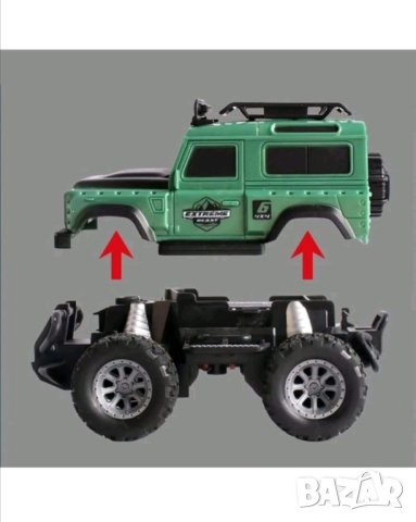 Кола с дистанционно управление офроуд джип, снимка 10 - Коли, камиони, мотори, писти - 42508961