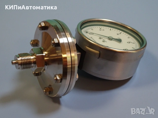 Манометър мембранен WIKA Duratherm 600 Ф100 0-10Bar manometer, снимка 5 - Резервни части за машини - 54344523