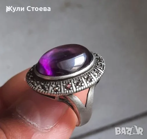 Масивен сребърен пръстен