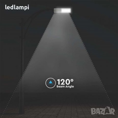 Соларно LED Улично Тяло 33W Сензор Дистанционно IP65, снимка 6 - Соларни лампи - 38093396