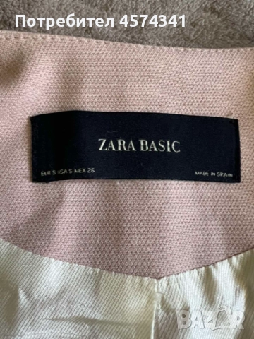 Розово дамско сако ZARA, снимка 2 - Сака - 51474705