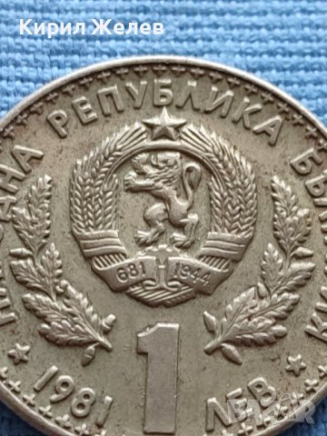 ЮБИЛЕЙНА МОНЕТА 1 лев 1981г. СВЕТОВНО ЛОВНО ИЗЛОЖЕНИЕ ПЛОВДИВ ЕКСПО 28337, снимка 2 - Нумизматика и бонистика - 42522506