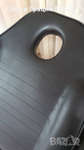 Фиксирана кушетка с чекмеджета - черна/бяла 180 x 60/80 x 74 см, снимка 15 - Кушетки - 28416470