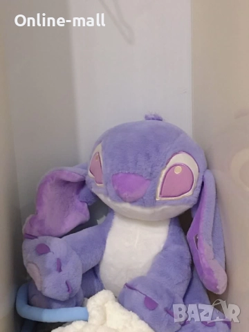 Плюшен лилав Стич, Плюшена Играчка Стич Лилав 30-100см, снимка 3 - Плюшени играчки - 51461644