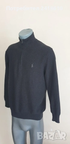 POLO Ralph Lauren Half Zip 3/4  Pima Cotton Knit Mens Size M НОВО! ОРИГИНАЛ! Мъжко Горнище !, снимка 12 - Пуловери - 53897136