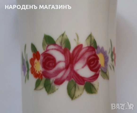 BELLE EPOQUE - НОВА италианска порцеланова ваза цветя порцелан кутия, снимка 6 - Други ценни предмети - 52877153