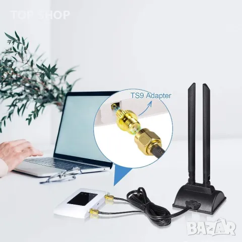 Wifi антена- усилвател на сигнал 4G LTE 6dBi, снимка 3 - Рутери - 48633886