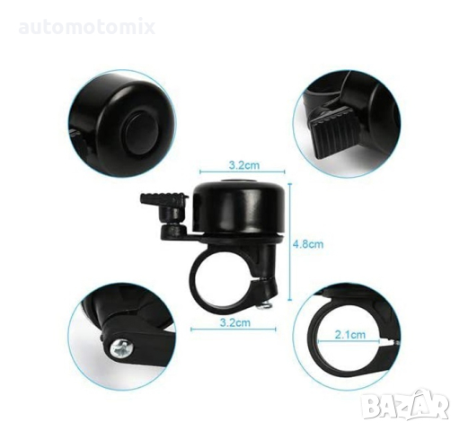 МЕТАЛЕН ЗВЪНЕЦ ЗА ВЕЛОСИПЕД - 68455, снимка 3 - Аксесоари за велосипеди - 44513837