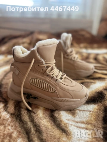 НОВИ Боти с пух,номер 36, снимка 5 - Дамски боти - 51323757