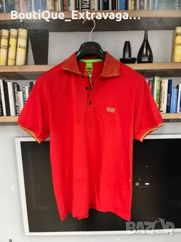 Мъжка тениска Hugo Boss Polo Red !!!