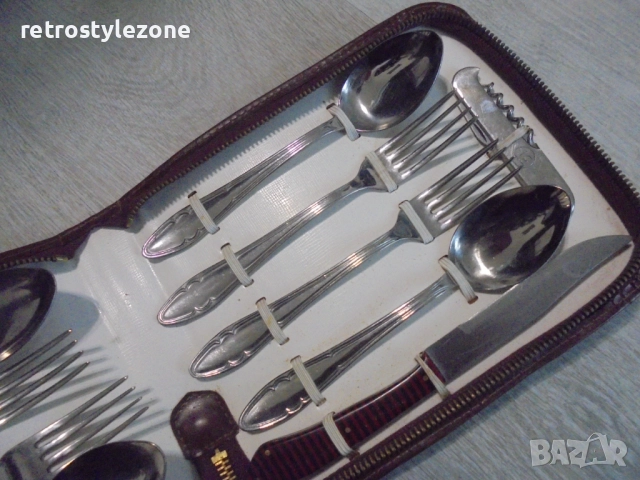 № 8401 Стар туристически комплект прибори – 1300 г. България  , снимка 2 - Други ценни предмети - 52683700