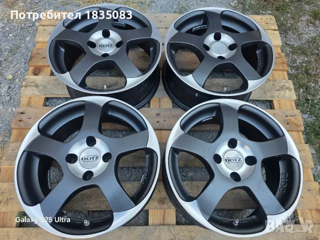 Лети джанти 15ки 4х100 Dotz, снимка 2 - Гуми и джанти - 55846382