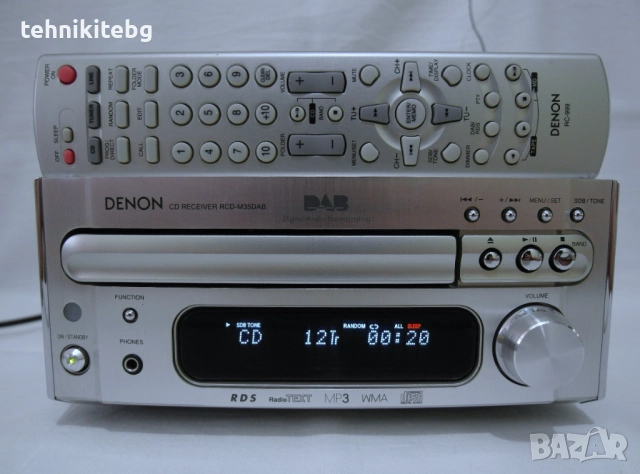 ⭐⭐⭐ DENON RCD-M35DAB ⭐⭐⭐ CD/MP3/WMA ресивър с DAB/FM с RDS/EON/PTY/PS/TA/RT/TP/CT, снимка 2 - Ресийвъри, усилватели, смесителни пултове - 27525807