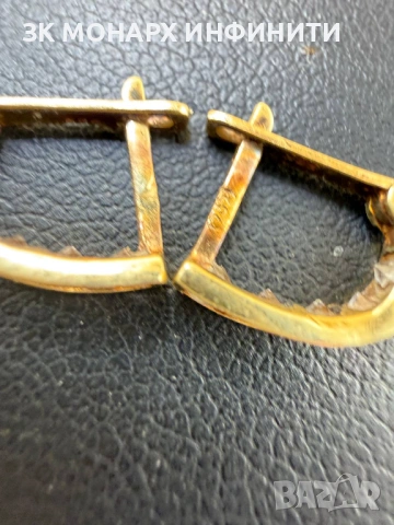 Златни обеци /585/, снимка 4 - Обеци - 54209629