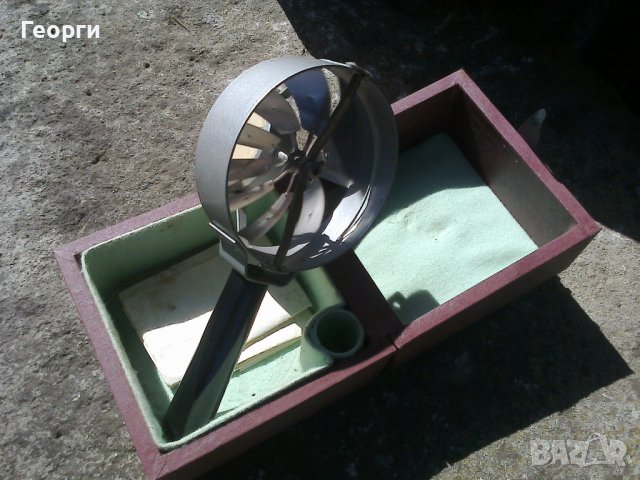 Механичен анемометър/ветромер АСО-3,диапазон 0,3 - 5 м/с, сделано в СССР , снимка 8 - Други инструменти - 39712585
