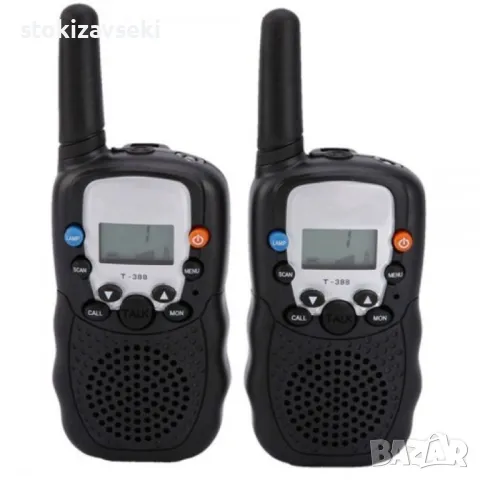 Уоки токи с голям обхват от 3км - вграден фенер , снимка 1