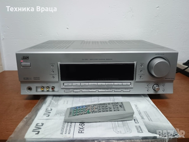 5 канален ресивър (усилвател) JVC RX-5062 S. ПЕРФЕКТЕН! , снимка 12 - Ресийвъри, усилватели, смесителни пултове - 53892483