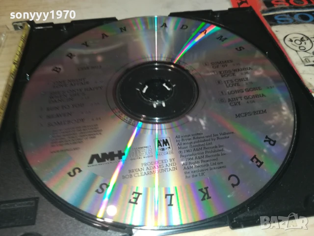BRYAN ADAMS CD 0808251127, снимка 3 - CD дискове - 51295450