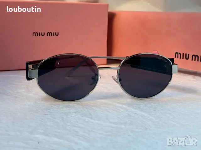 Miu 2024 дамски слънчеви очила елипса кръгли овални 4 цвята, снимка 18 - Слънчеви и диоптрични очила - 47931022