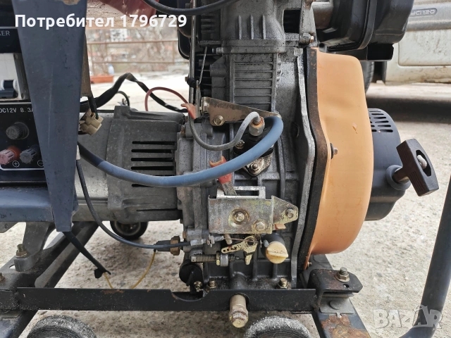 Дизелов трифазен генератор 4.8 kw, снимка 5 - Селскостопанска техника - 53934479