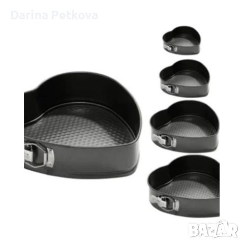 5 тави за печене "Сърце" , снимка 1