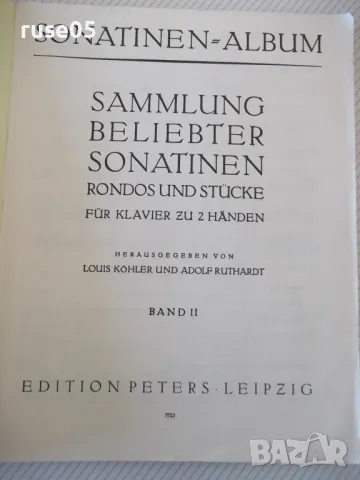 Ноти за пиано "SONATINEN ALBUM-BandII--Nr. 1233b" - 120 стр., снимка 2 - Специализирана литература - 47539777