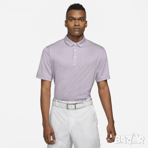 Nike Men's Dri-fit Player Striped Golf Polo - страхотна мъжка тениска КАТО НОВА УГОЛЕМЕНА 2ХЛ, снимка 1 - Тениски - 44736474