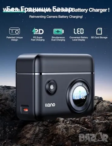 Ново 18W Бързо зарядно Fujifilm XT5 XT4 XS20 GFX100S, Дигитален дисплей, снимка 2 - Друга електроника - 48719270