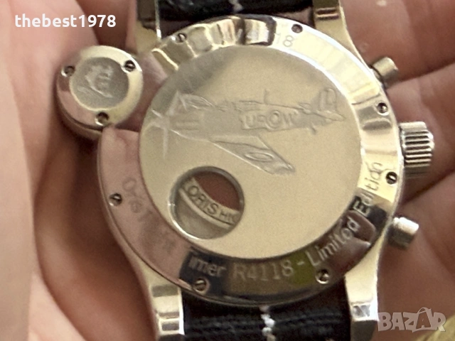 Oris Flight Timer R4118 Limited Edition Chronograph/ETA 7750-Oris 674/44mm, снимка 6 - Мъжки - 54048465