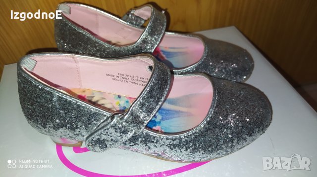 30н Блестящи пантофки на токче, снимка 5 - Детски обувки - 38581846