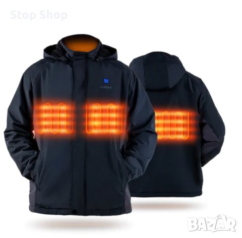 IUREK  Мъжко отопляемо яке със сваляща се качулка, снимка 3 - Якета - 40345823