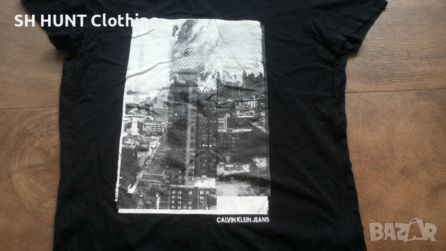 CALVIN CLEIN JEANS T-Shirt Размер M мъжка тениска 45-66, снимка 3 - Тениски - 52825583