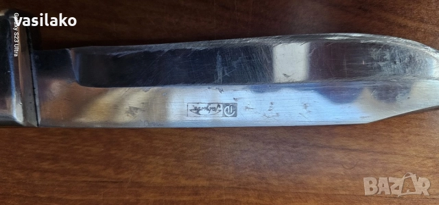 Габровси нож “Еделвайс“ - Петко Денев - Соц, снимка 2 - Ножове - 52731175