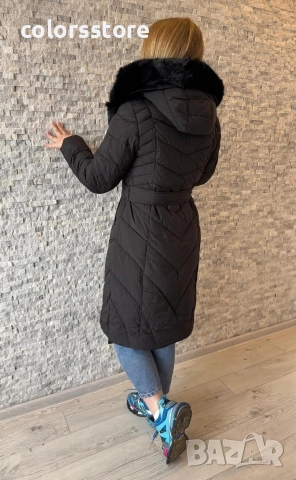 Дамско зимно яке с качулка кодVL17L, снимка 2 - Якета - 43919204