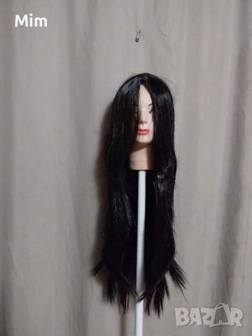 Перука в  черно дължина 70 см , снимка 4 - Аксесоари за коса - 52182542