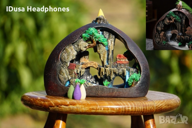 Коледен подарък - Ръчно рисувани кадила с обратен поток на дим, снимка 3 - Други стоки за дома - 51675826