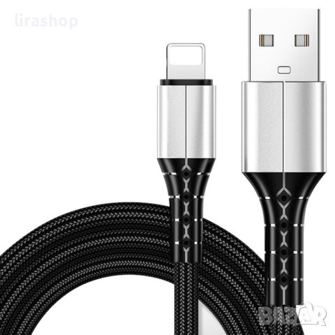 Кабел VCom Cable iPhone Lighting/USB data 2A 1m, снимка 1 - Аксесоари за Apple - 42834529