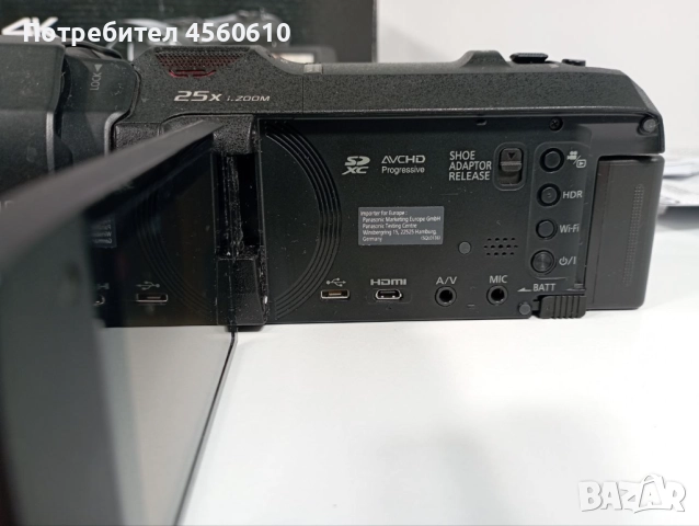 Видеокамера Panasonic HC-VX980, снимка 4 - Камери - 51679416