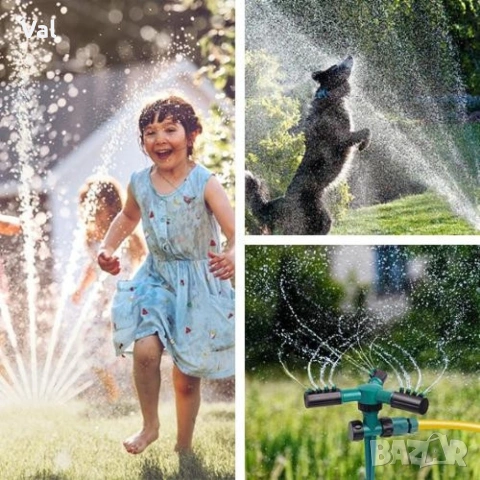 Градинска пръскачка автоматично въртяща се на 360 градуса, снимка 3 - Градинска техника - 53301586