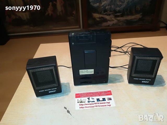 usef-walkman+speakers 1006221945, снимка 13 - Радиокасетофони, транзистори - 37045699
