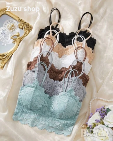 Комплект 6 броя дамски дантелени бюстиета, снимка 3 - Бельо - 50807009