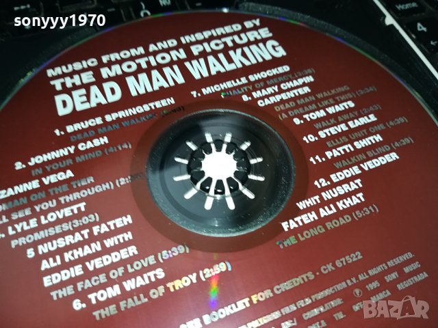 DEAD MAN WALKING CD 0603241729, снимка 11 - CD дискове - 44638913