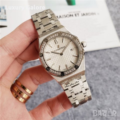 Дамски часовник Audemars Piguet Royal Oak Ladies с автоматичен механизъм, снимка 3 - Дамски - 37648704