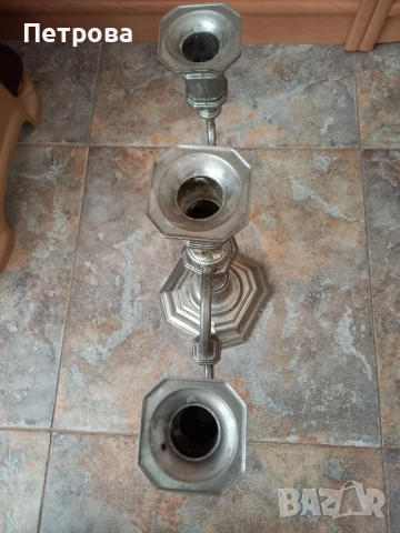 Свещник от метална сплав , снимка 8 - Декорация за дома - 51924088