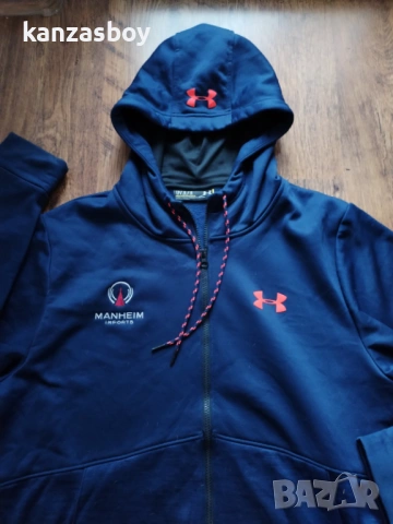 Under Armour - страхотно мъжко горнище Л КАТО НОВО УГОЛЕМЕНО, снимка 2 - Спортни дрехи, екипи - 53288689