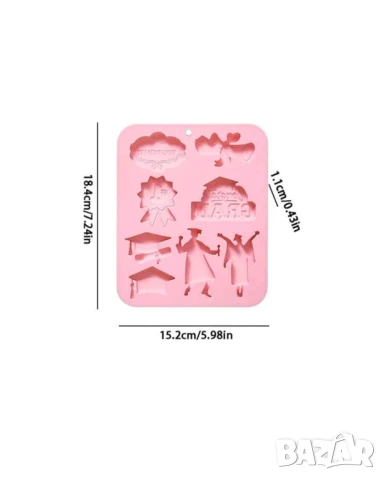 Молд абитуриенти , снимка 3 - Форми - 50637318