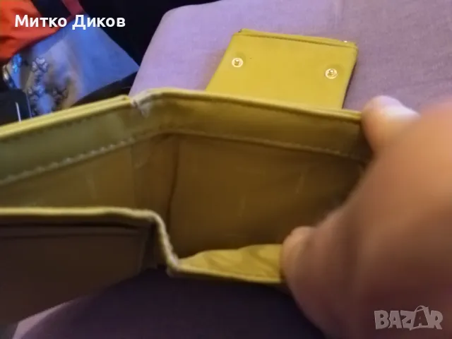 Марково дамско кожено  портмоне две части 115х90мм ново, снимка 13 - Портфейли, портмонета - 48452622
