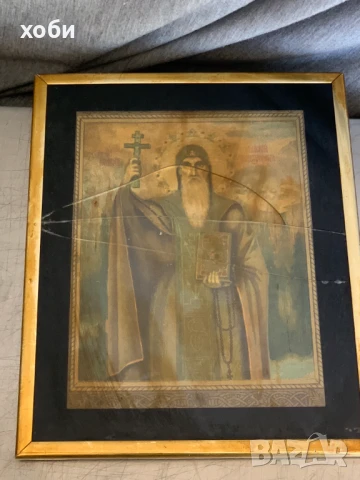 икона  на св.Иван Рилски, снимка 2 - Икони - 50799256