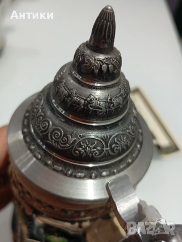 Стара халба със сертификат прекрасна за подарък, снимка 13 - Колекции - 52470382