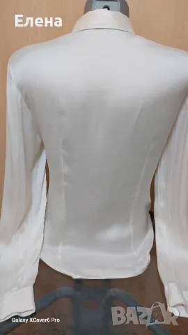 Блуза риза  Н&M .98% коприна. размер S., снимка 6 - Блузи с дълъг ръкав и пуловери - 50011506